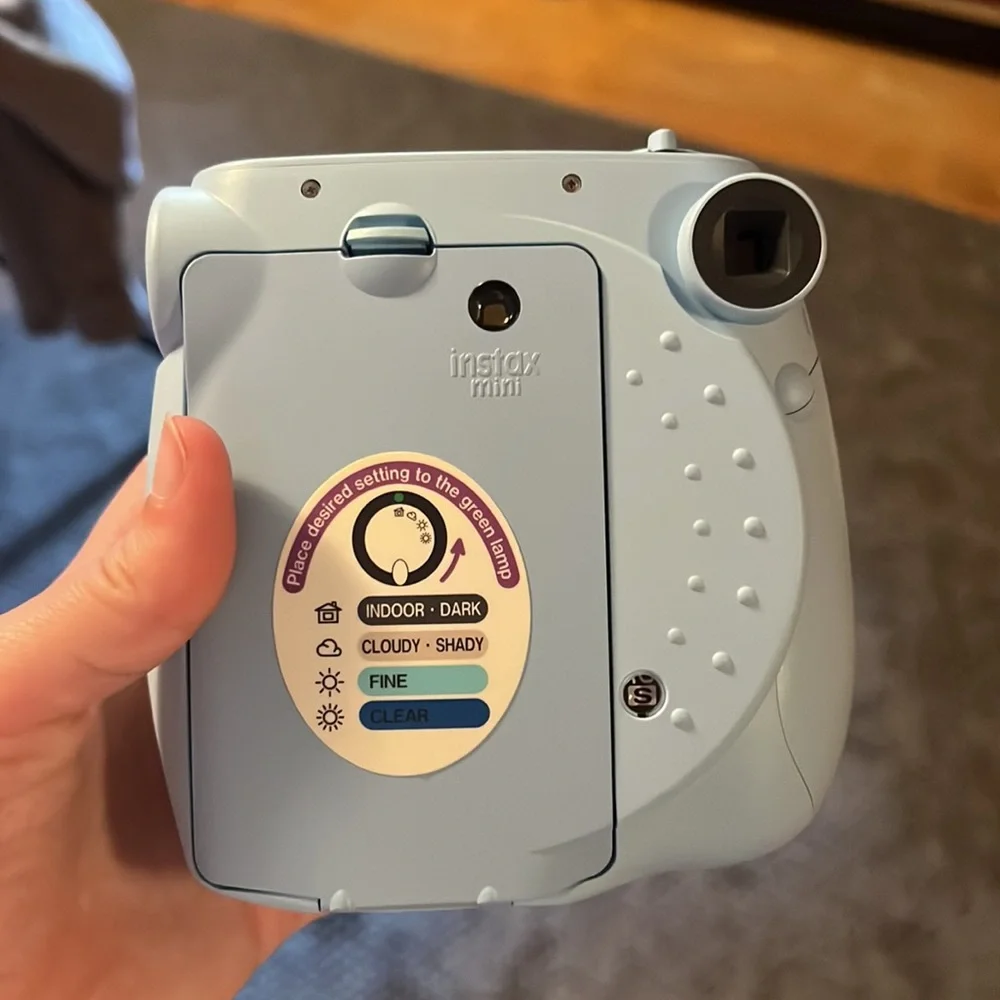 Fuji film blue Instant camera